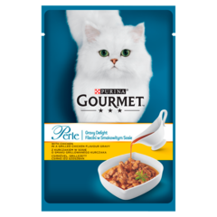 Gourmet Perle Karma dla kotów mini fileciki w smakowitym sosie z kurczakiem