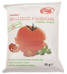 Crispy Natural Chrupiące plasterki pomidora z bazylią i oregano