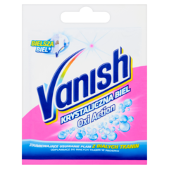 Vanish Oxi Action Krystaliczna biel Odplamiacz do białych tkanin w proszku