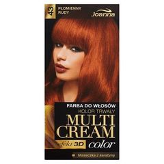 Joanna Multi Cream color Farba do włosów 43 Płomienny rudy