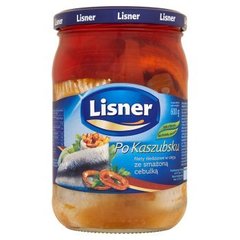 Lisner Po Kaszubsku Filety śledziowe w oleju ze smażoną cebulką