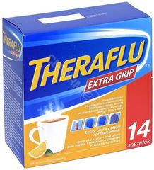 Theraflu Extra Grip 650 mg + 10 mg + 20 mg Lek wieloskładnikowy