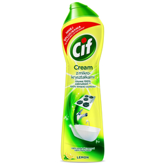 Cif Cream Lemon z mikrokryształkami Mleczko do czyszczenia powierzchni