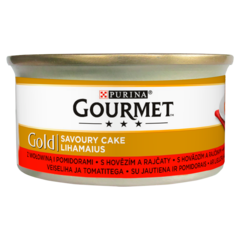 Gourmet Gold Karma dla kotów savoury cake z wołowiną i pomidorami
