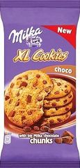 Milka XL Cookies Choco Ciastka z kawałkami czekolady mlecznej