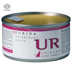 Purina Vet UR Urinary Formula St / Ox dla kotów puszka z indykiem 