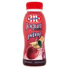 Mlekovita Jogurt Polski pitny wiśnia-żeńszeń