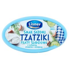 Lisner Smak Sezonu Tzatziki Filety śledziowe z ogórkiem jogurtem i czosnkiem