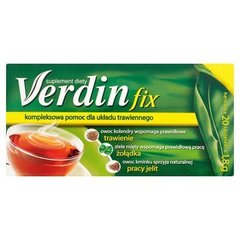 Verdin Fix Suplement diety Kompleksowa pomoc dla układu trawiennego Herbatka (20 saszetek)