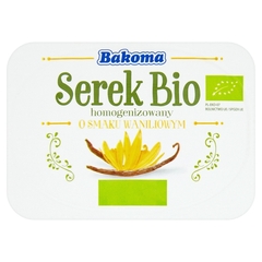 Bakoma Bakoma Serek Bio homogenizowany o smaku waniliowym 140 g