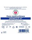 Gaza opatrunkowa jałowa 17- nitkowa 1/4 m^2