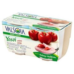Valsoia Yosoi Wiśnia Roślinny produkt sojowy 250 g (2 sztuki)