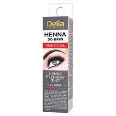 Delia Cosmetics Henna do brwi tradycyjna 1.1 grafitowy