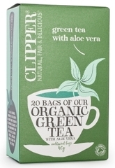 Clipper Herbata zielona z aloesem organiczna (20 torebek)
