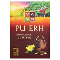 Mayo Pu-Erh Herbata czerwona z cytryną 120 g (80 torebek)
