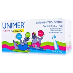 Unimer Baby NaCl 0.9% Sól fizjologiczna  50x5ml