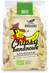 Bio Planet Chipsy bananowe słodzone BIO