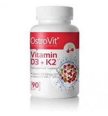 OstroVit Witamina D3 + K2 MK-7 (2000IU + 100mcg) w tabletkach