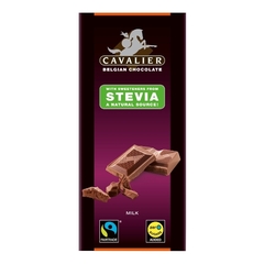 Cavalier Belgijska mleczna czekolada bez cukru