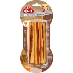 8in1 Delights Sticks Barbecue - przysmaki dla psa z naturalnym mięsem z kurczaka (3szt.)