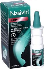Nasivin Soft 0,01% Krople do nosa dla niemowląt
