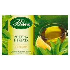 Bifix Zielona z cytryną Herbata ekspresowa 40 g (20 saszetek)
