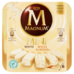 Magnum Mini White White Almond Lody 360 ml (6 sztuk)
