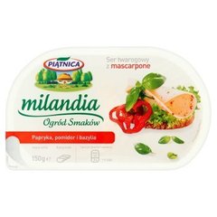 Piątnica Milandia Ogród Smaków Ser twarogowy z mascarpone papryka pomidor i bazylia