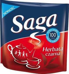 Saga Herbata czarna 140 g (100 torebek)