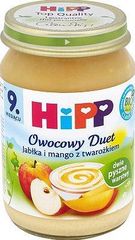 Hipp BIO Owocowy Duet Jabłka i mango z twarożkiem po 6. miesiącu