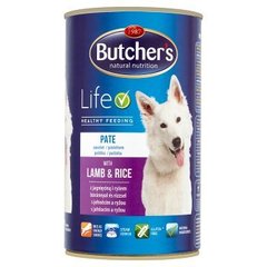 Butcher's Pasztet z jagnięciną i ryżem Pełnoporcjowa karma dla dorosłych psów