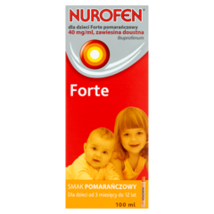 Nurofen Dla dzieci Forte Zawiesina doustna o smaku pomarańczowym