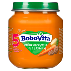 Bobovita Zupka warzywna z cielęcinką po 5 miesiącu
