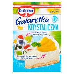 Dr. Oetker Galaretka krystaliczna smak cytrynowy