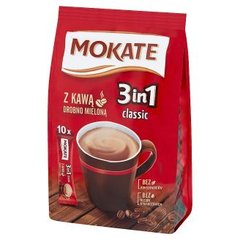 Mokate Caffetteria 3in1 Classic Napój kawowy w proszku 180 g (10 saszetek)