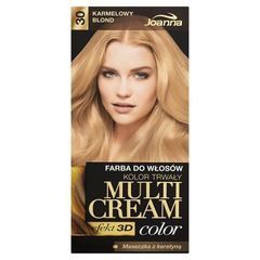 Joanna Multi Cream color Farba do włosów 30 Karmelowy blond