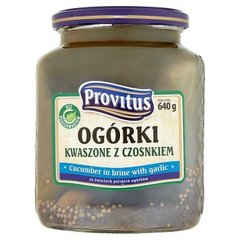 Provitus Ogórki kwaszone z czosnkiem