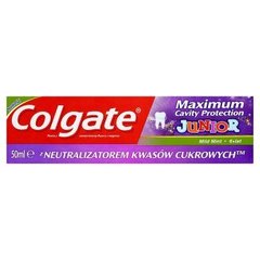 Colgate Maximum Cavity Protection Junior 6 lat+ Pasta z zawartością fluoru i wapnia
