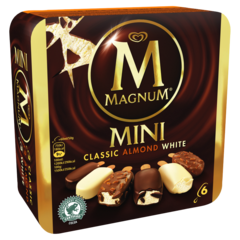 Magnum Mini Classic Almond White Lody 360 ml (6 sztuk)