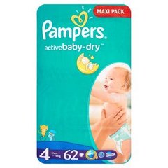 Pampers Active Baby Pieluchy 4 Maxi