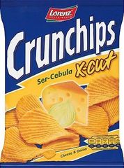 Crunchips X-Cut Ser-Cebula Chipsy ziemniaczane