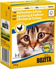 Bozita Chicken & turkey- karma dla kota z kurczakiem i indykiem w sosie