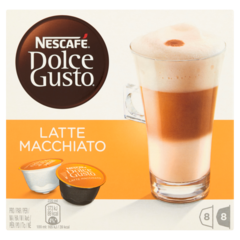 Nescafé Dolce Gusto Latte Macchiato Kawa w kapsułkach 194,4 g (16 sztuk)