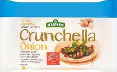 Kupiec Crunchella Onion Delikatne wafle pszenno-ryżowe o smaku cebulki