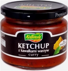 Kotlin Ketchup z kawałkami warzyw curry 