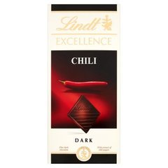 Lindt Excellence Chili Szwajcarska czekolada ciemna z ekstraktem z papryki chili