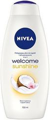 Nivea Welcome Sunshine Pielęgnujący płyn do kąpieli i żel pod prysznic 2 w 1