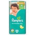 Pampers Active Baby-Dry rozmiar 4+ (Maxi+), 53 pieluszki