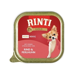 Rinti Mini Gold wołowina i perliczka karma dla psów ras małych