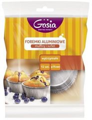 Politan GOSIA Foremki aluminiowe (muffiny i suflet) 12 szt.